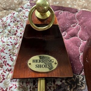 Herring shoes wooden shoe trees 1 pair